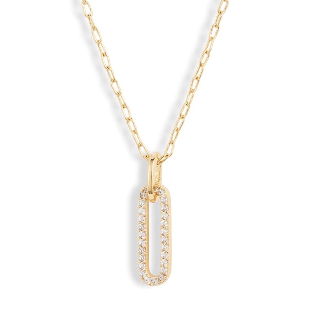 Gorjana 18k gold plated Parker shimmering necklace